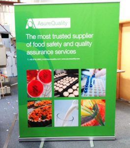 Asure quality exhibition banner