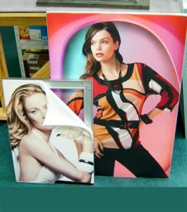ladies fashion wall mounted frame