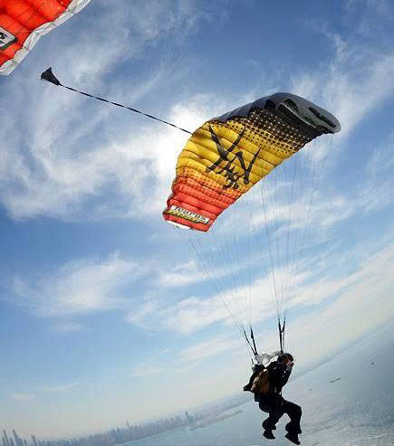 parachute printed using large format printing