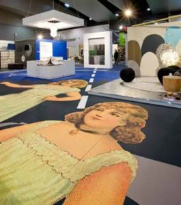 women print exhibition flooring