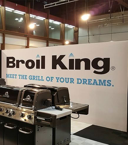 Broil King exhibition stand