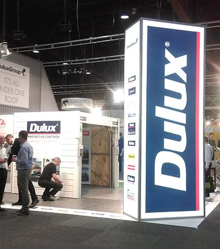 fabric tension structure for Dulux