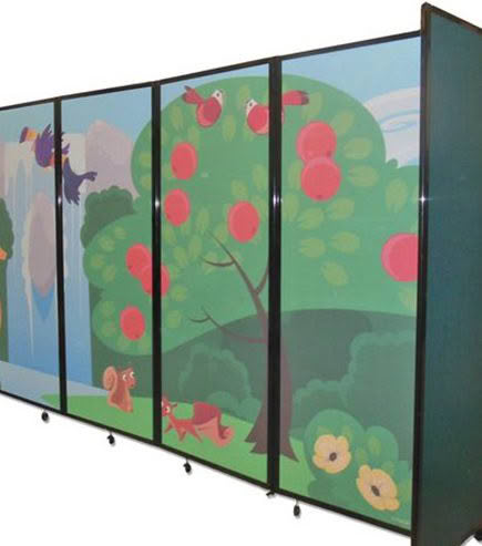 kindergarten printed partition