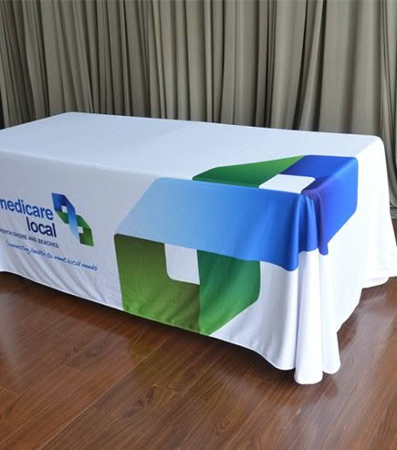 customised table cloth for Medicare